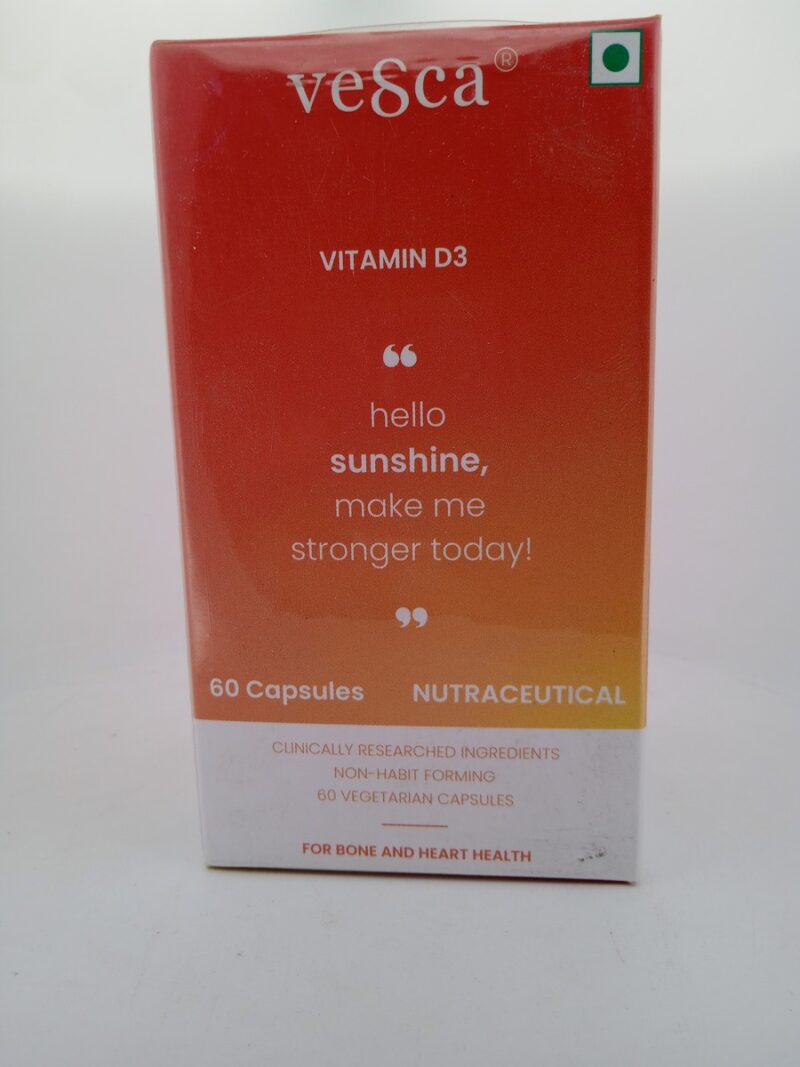 VESCA VITAMIN D3 - 60 CAPSULES