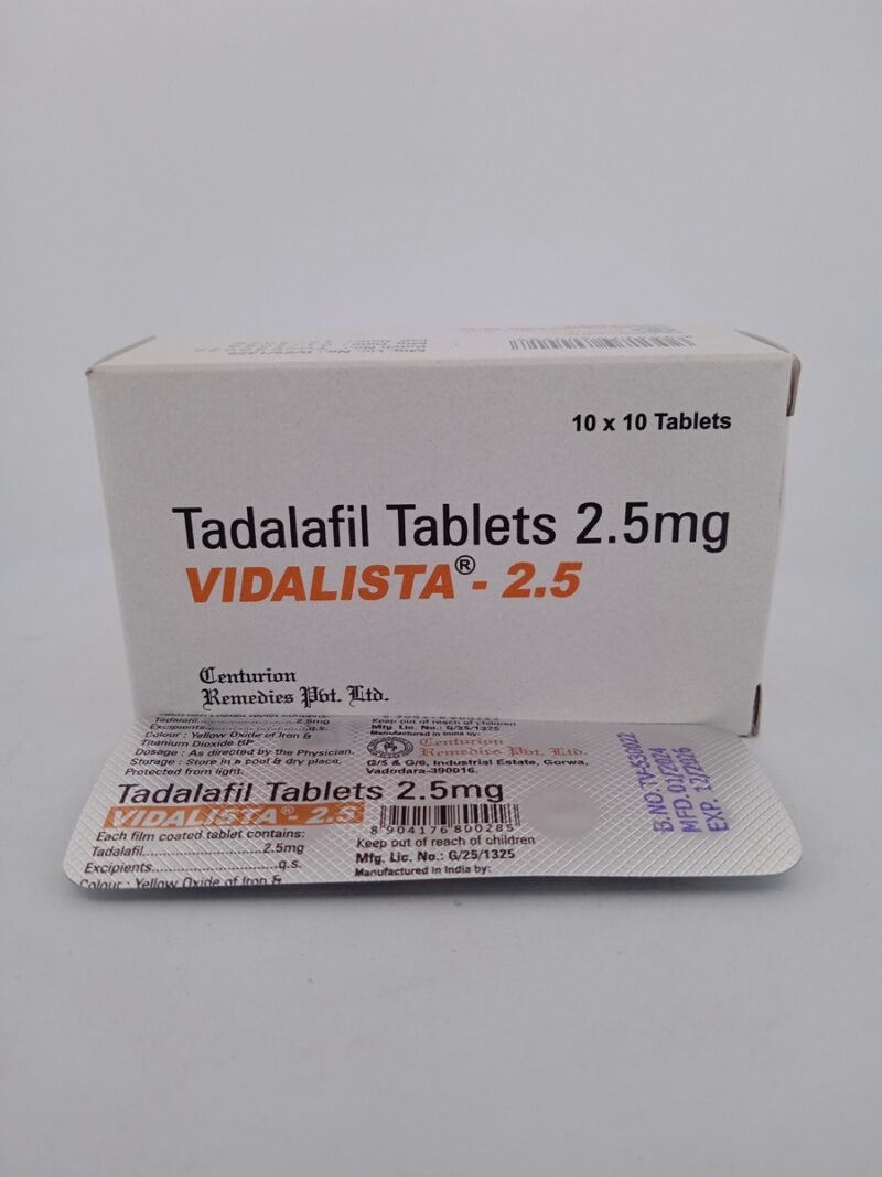 VIDALISTA 2.5 MG - 10 TABLETS - Image 3