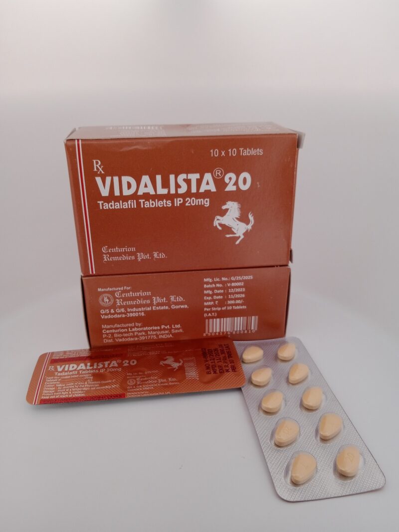 VIDALISTA 20 MG - 10 TABLETS