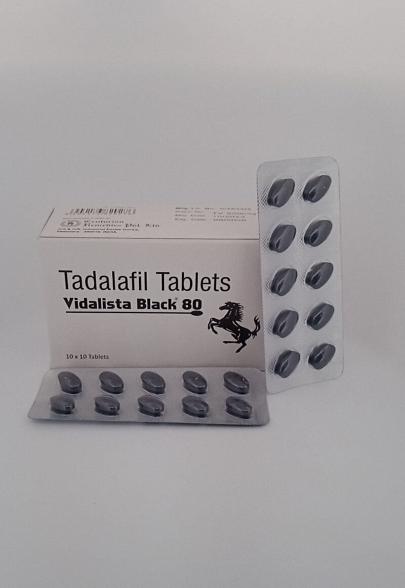 VIDALISTA BLACK 80 MG - 10 TABLETS