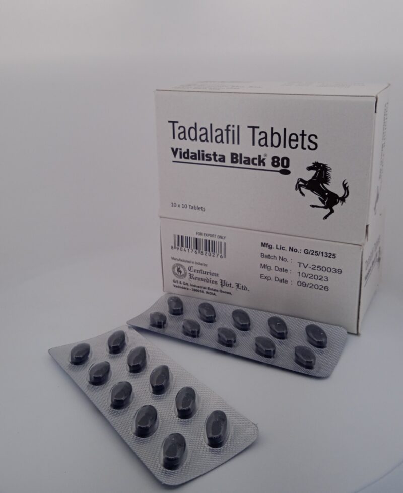 VIDALISTA BLACK 80 MG - 10 TABLETS - Image 4