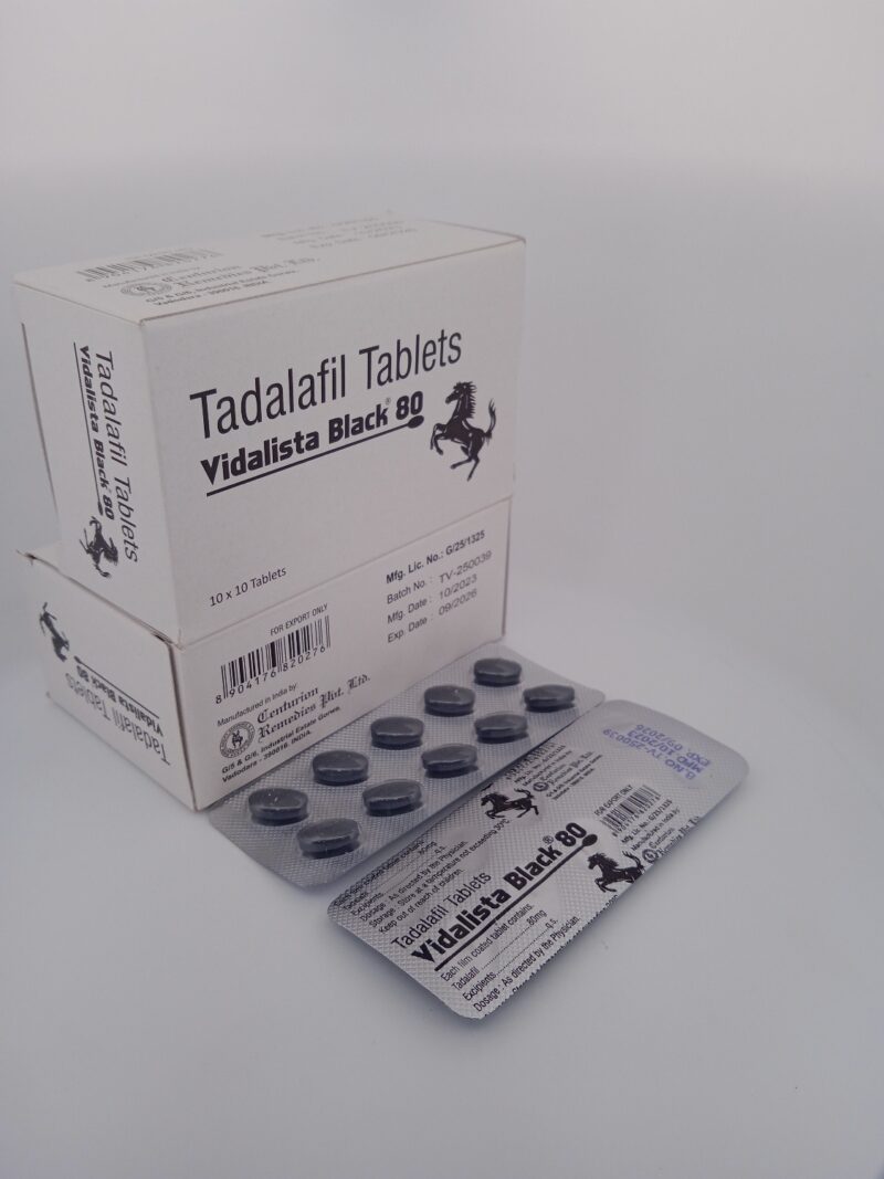 VIDALISTA BLACK 80 MG - 10 TABLETS - Image 3