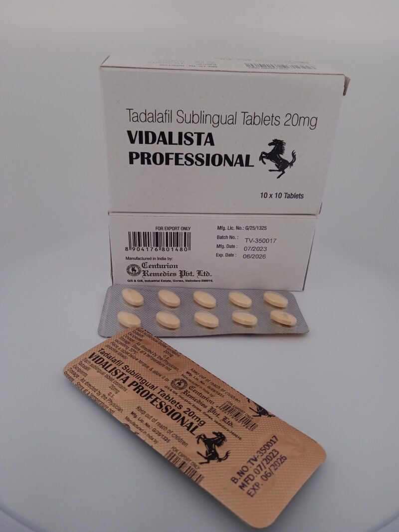 VIDALISTA PROFESSIONAL 20 MG - 10 TABLETS