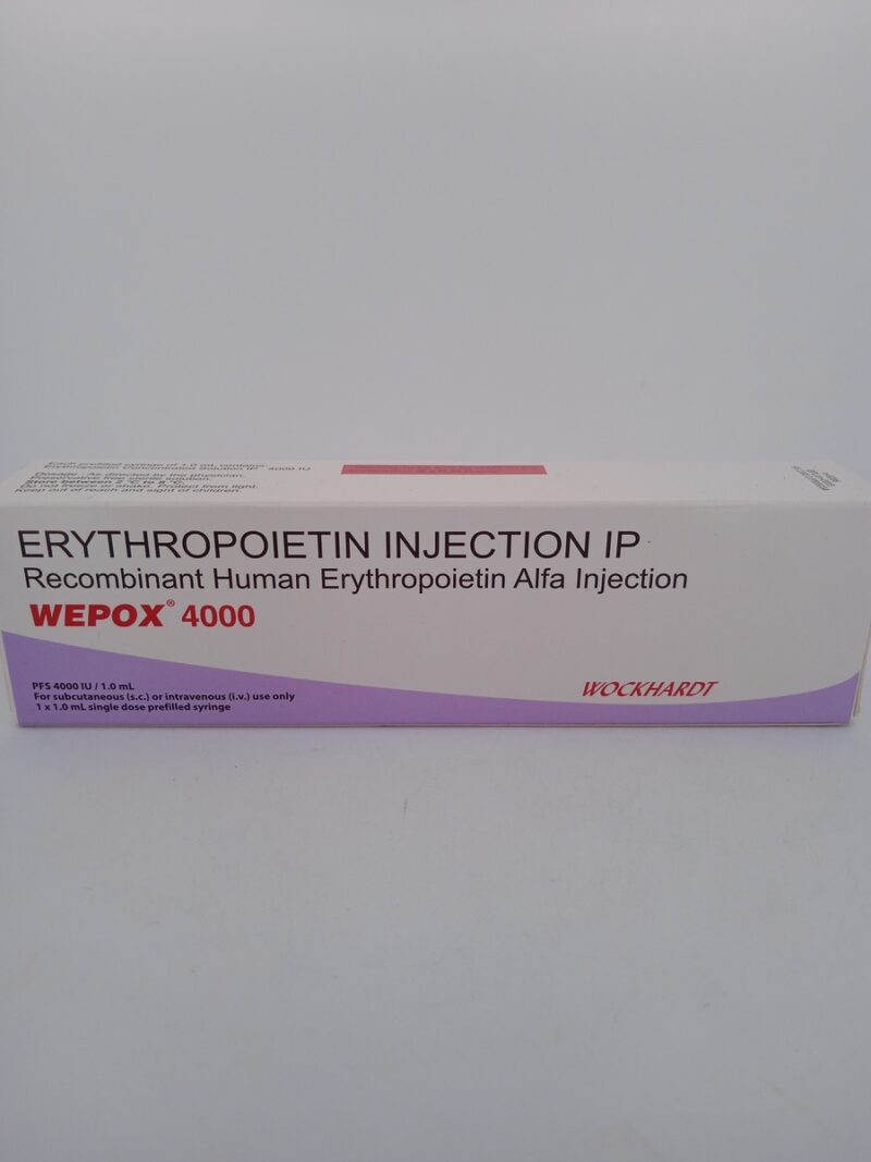 WEPOX 4000 IU - 1 PRE-FILLED SYRINGE OF 1ML