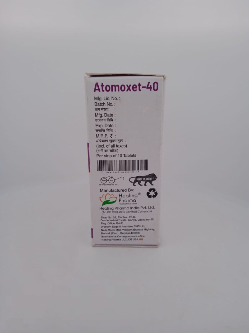 ATOMOXET 40 MG - 10 TABLETS - Image 4