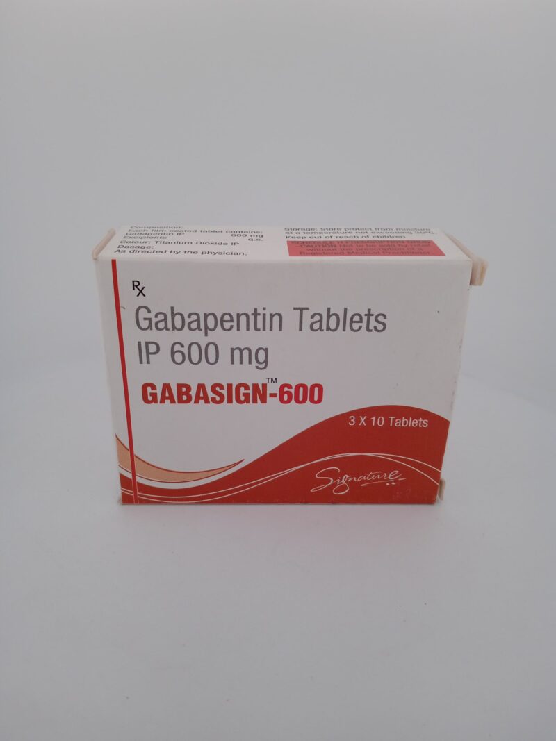 GABASIGN 600 MG - 10 TABLETS