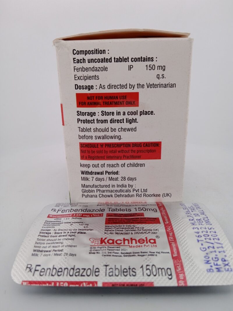 WORMENTEL 150 MG - 10 TABLET - Image 4