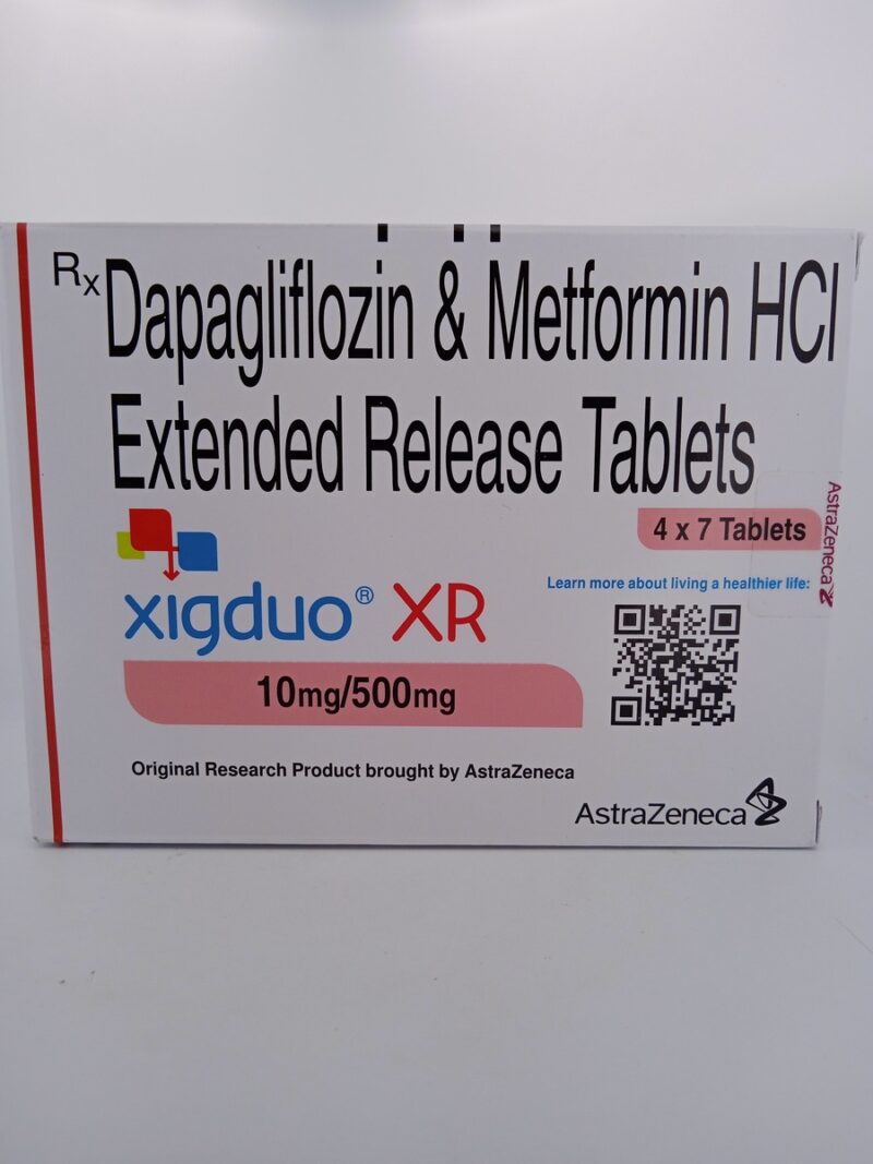 XIGDUO XR 10MG/500MG - 7 TABLETS