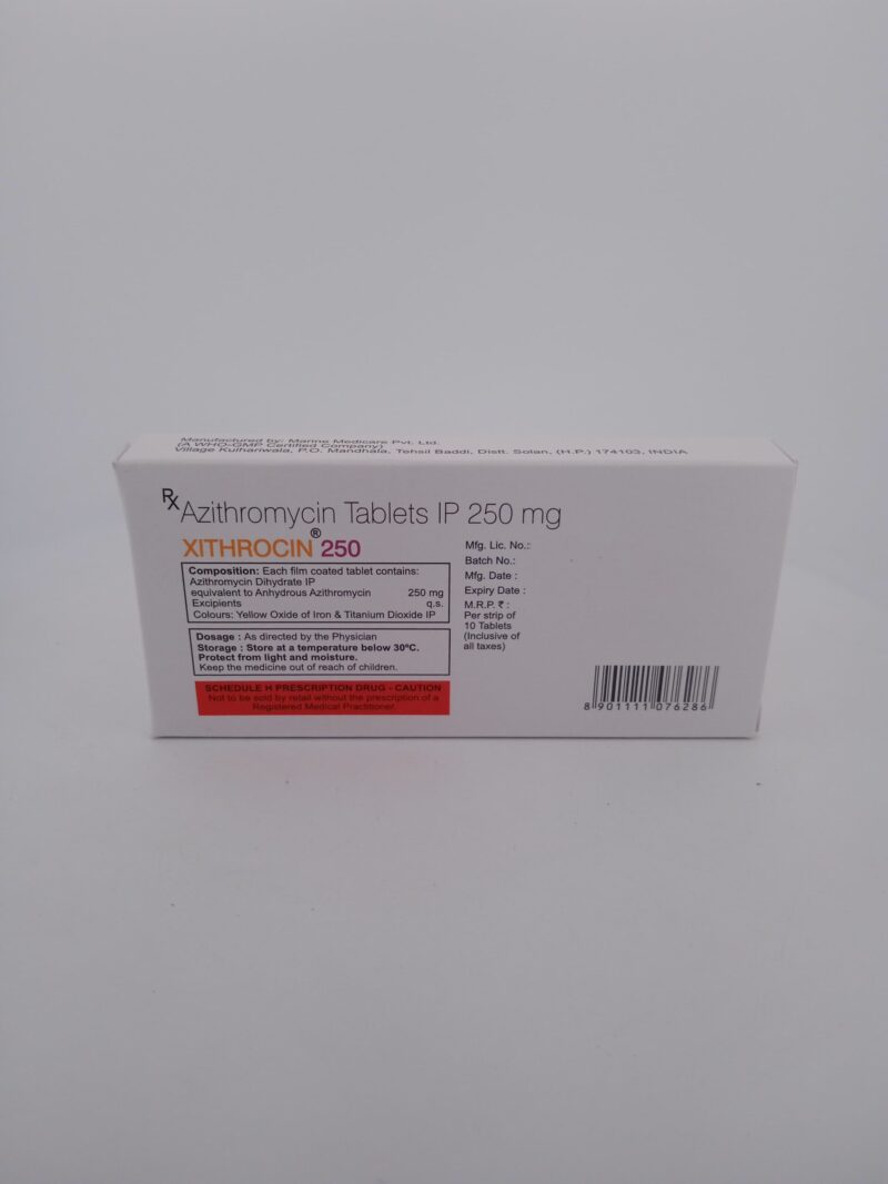 XITHROCIN 250 MG - 10 TABLETS - Image 4