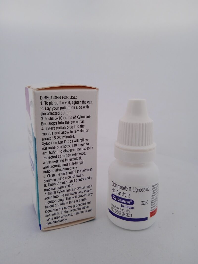 XYLOCAINE EAR DROPS - 1 BOTTLE OF 10ML - Image 3