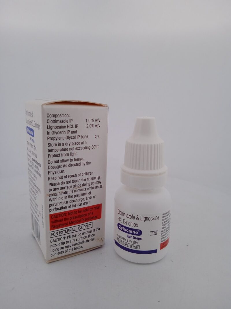 XYLOCAINE EAR DROPS - 1 BOTTLE OF 10ML - Image 4