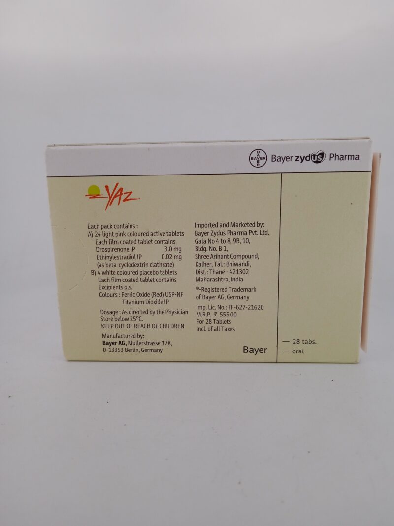 YAZ - 28 TABLETS - Image 2