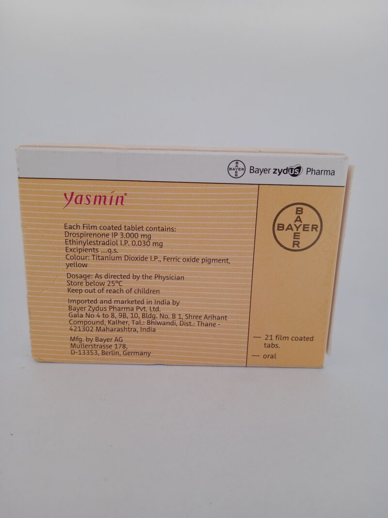 YASMIN 0.03 MG - 21 TABLETS - Image 2