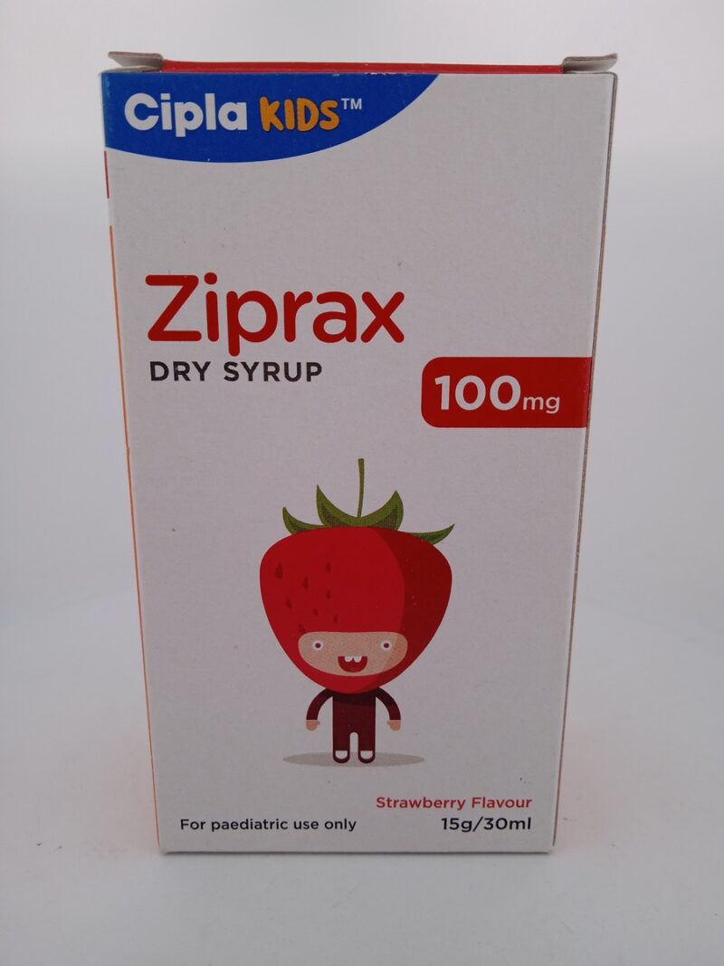 ZIPRAX DRY SYRUP 100 MG - 1 BOTTLE OF 15g/30ML