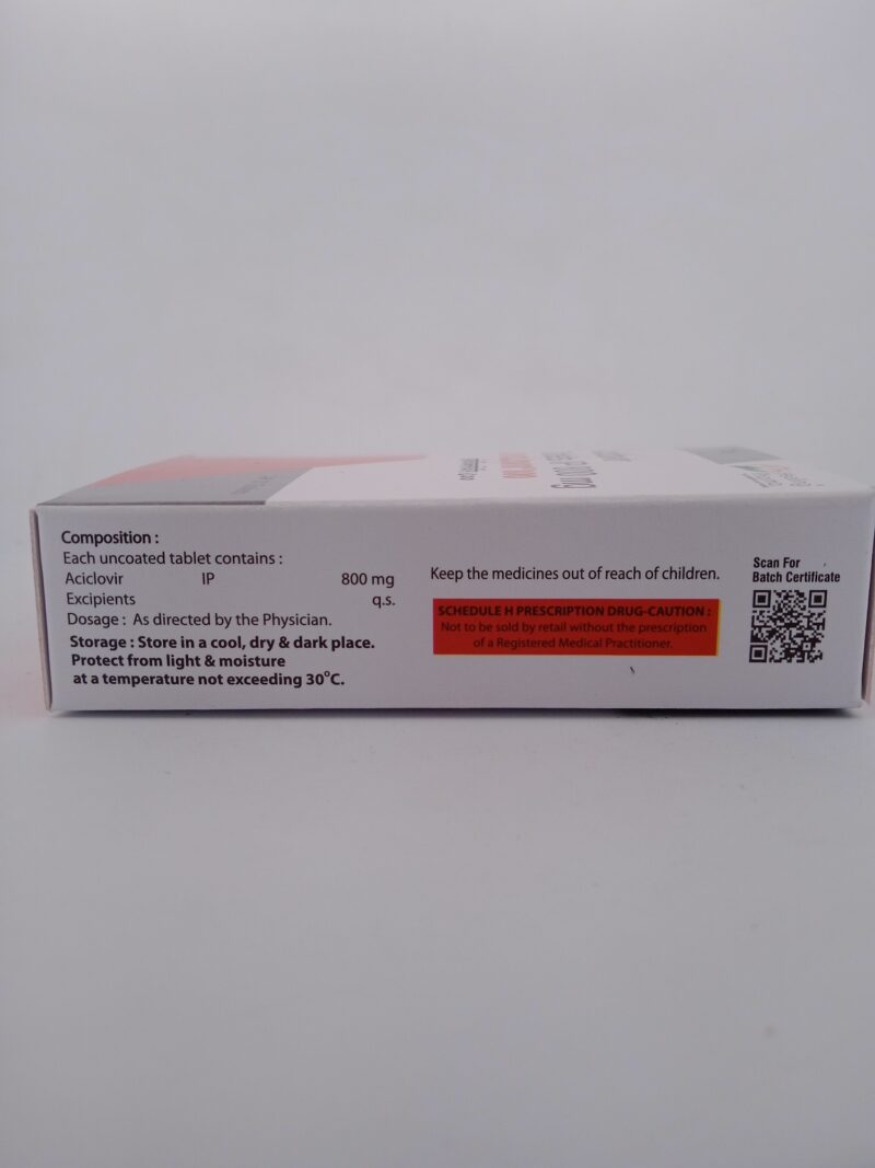 ZOVICLOVIR 800 MG - 10 TABLET - Image 4