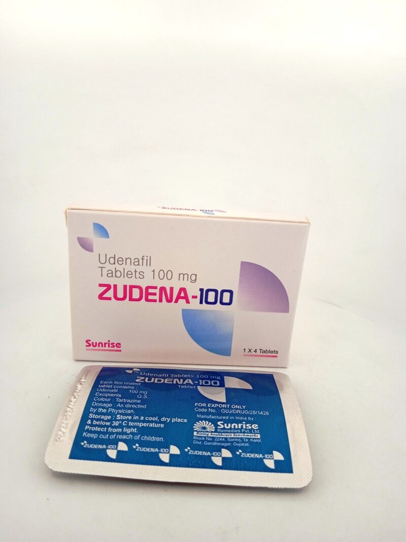 ZUDENA 100 MG - 4 TABLETS - Image 3