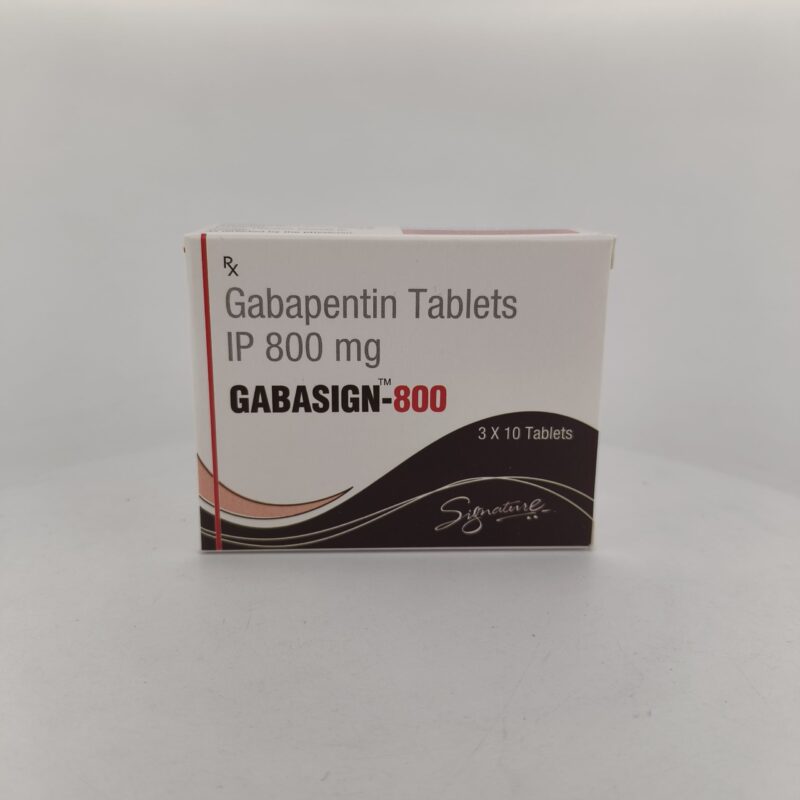 GABASIGN 800 MG - 10 TABLETS