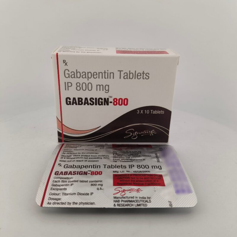 GABASIGN 800 MG - 10 TABLETS - Image 3