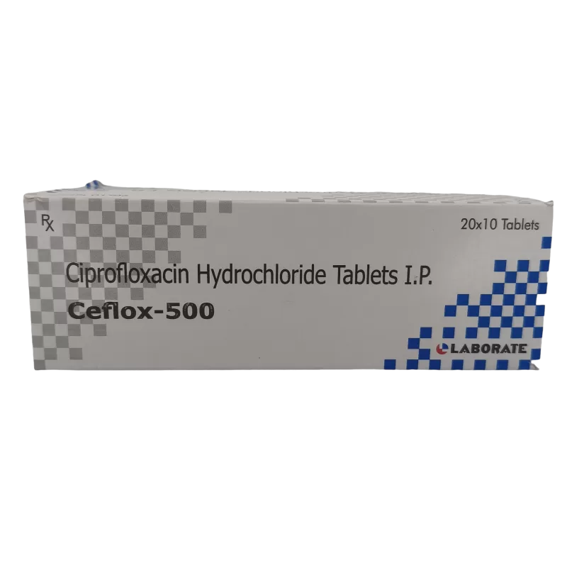 CEFLOX 500 MG - 10 TABLETS