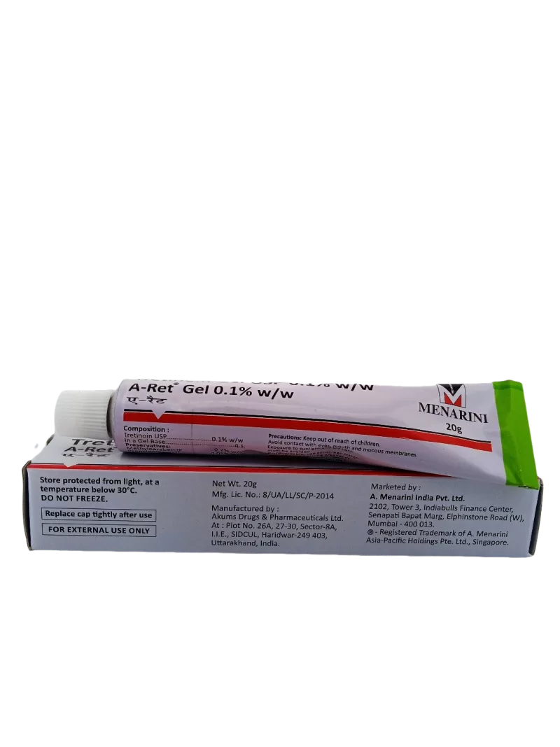 A-RET 0.1% GEL - 1 TUBE OF 20GM - Image 3