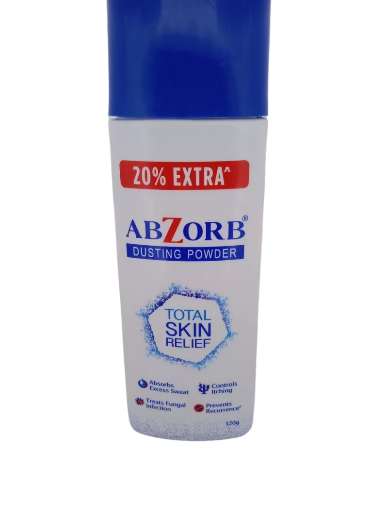 ABZORB DUSTING POWDER - 1 BOTTLE OF 120g