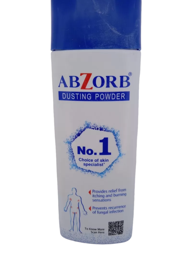 ABZORB DUSTING POWDER - 1 BOTTLE OF 120g - Image 2