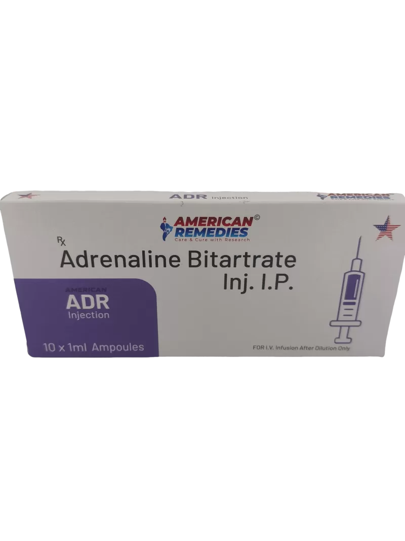 ADR INJECTION - 10 AMPOULES OF 1ML