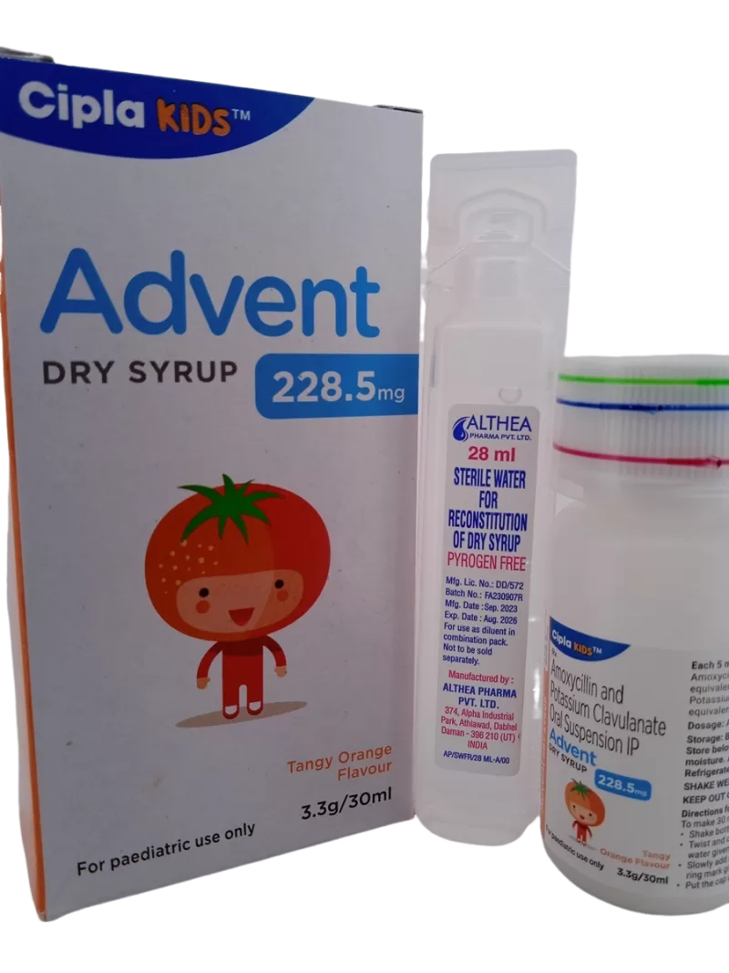 ADVENT DRY SYRUP 228.5 MG - 1 BOTTLE OF 3.3g/30ML - Image 2