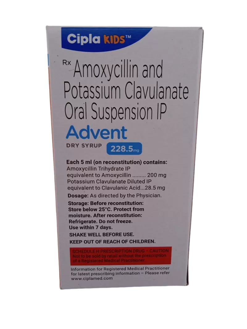 ADVENT DRY SYRUP 228.5 MG - 1 BOTTLE OF 3.3g/30ML - Image 4