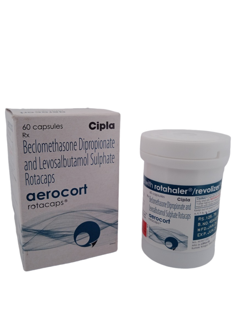 AEROCORT ROTACAPS - 1 BOTTLE OF 60 CAPSULE - Image 2