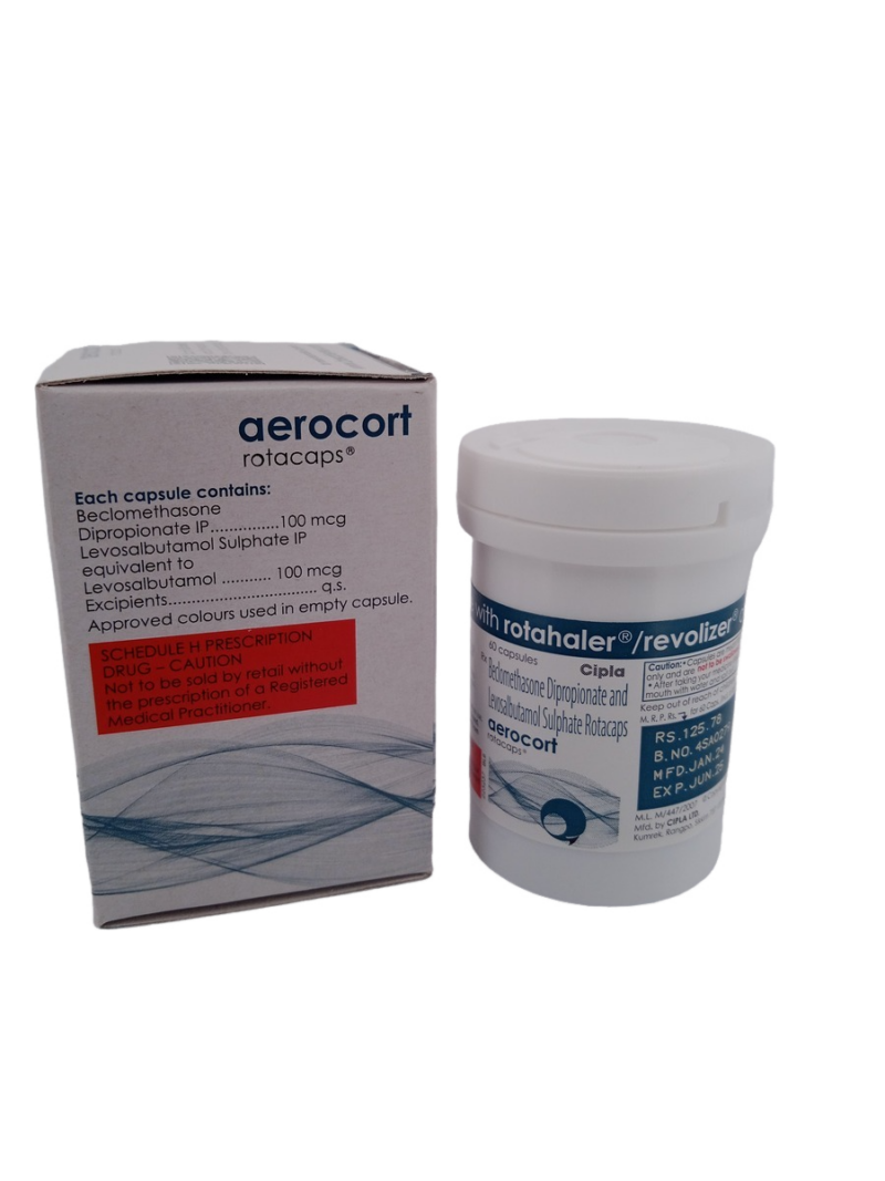 AEROCORT ROTACAPS - 1 BOTTLE OF 60 CAPSULE - Image 4