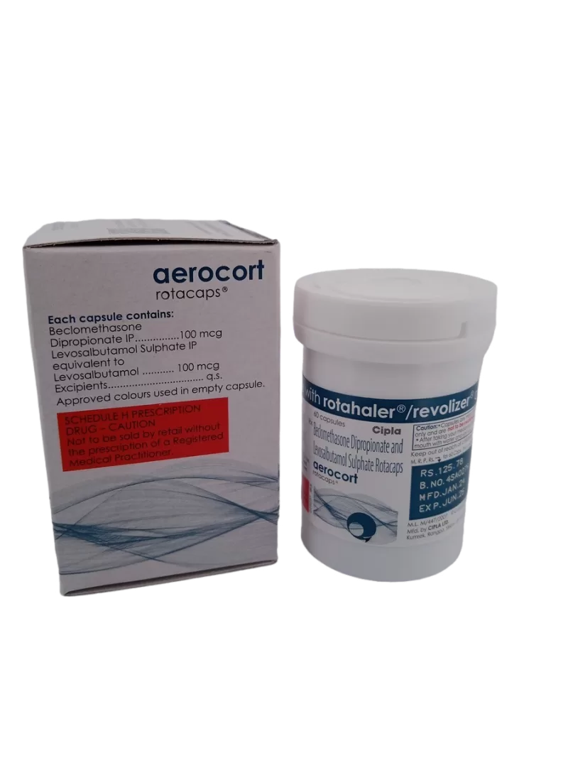 AEROCORT ROTACAPS - 1 BOTTLE OF 60 CAPSULE - Image 4