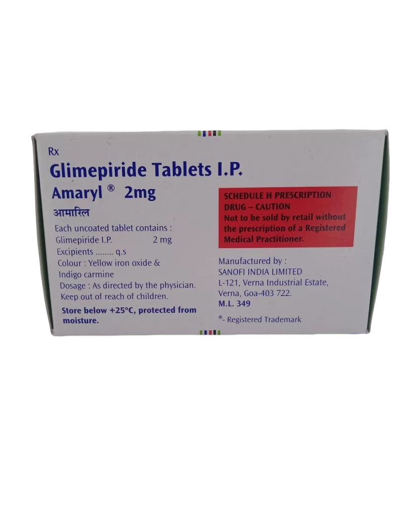 AMARYL 2 MG - 30 TABLETS - Image 4
