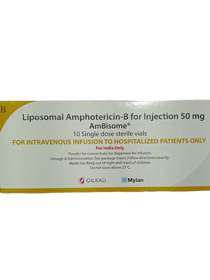 AMBISOME - 10 SINGLE DOES STERILE VIALS - Image 2