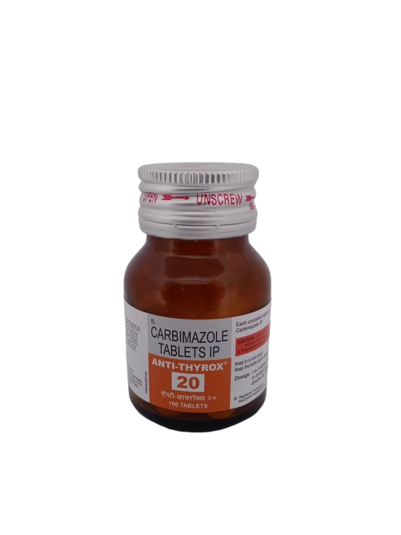 ANTI-THYROX 20 MG - 1 BOTTLE OF 100 TABLETS