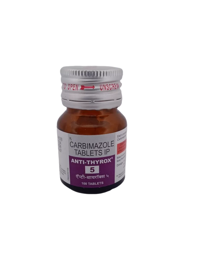 ANTI-THYROX 5 MG - 1 BOTTLE OF 100 TABLETS