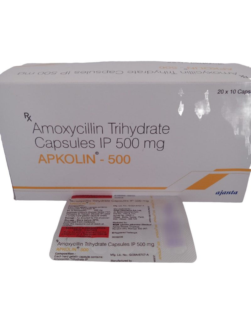 APKOLIN 500 MG - 10 CAPSULES - Image 3