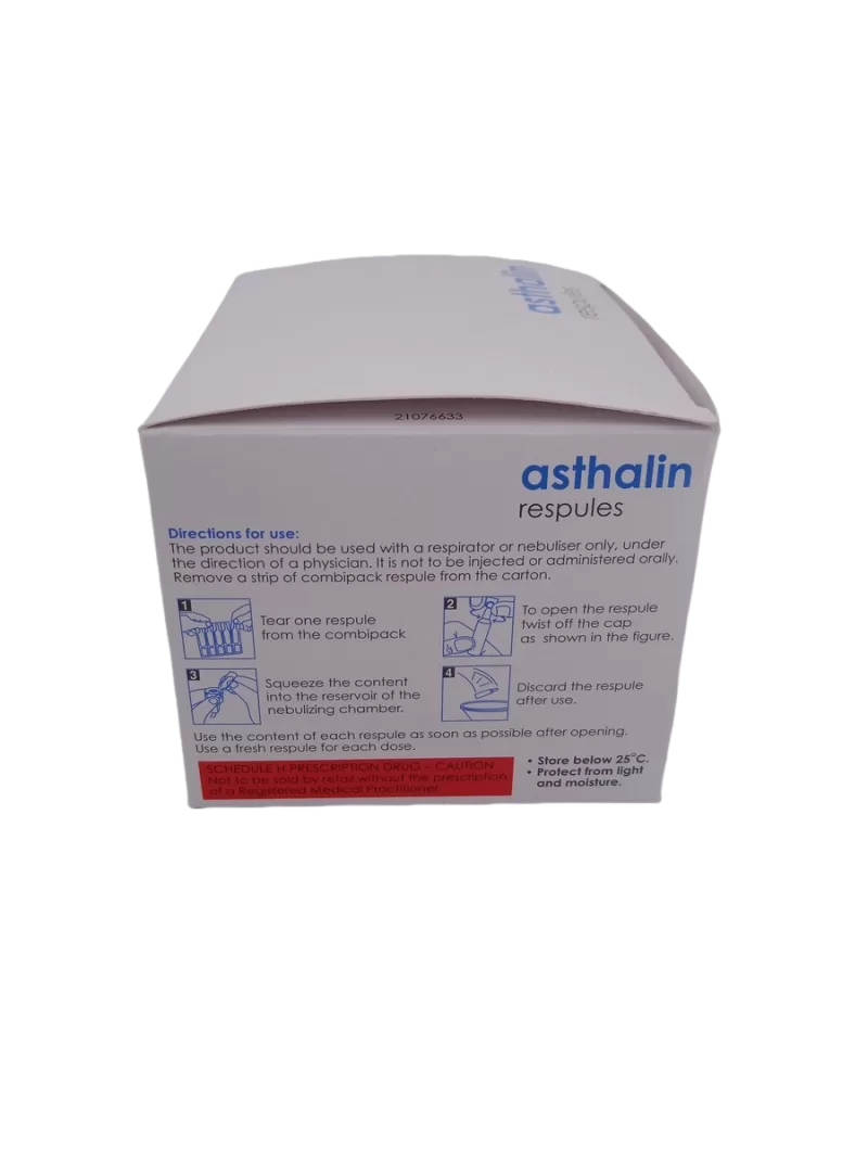 ASTHALIN 2.5 MG - 5 RESPULES OF 2.5ML - Image 4