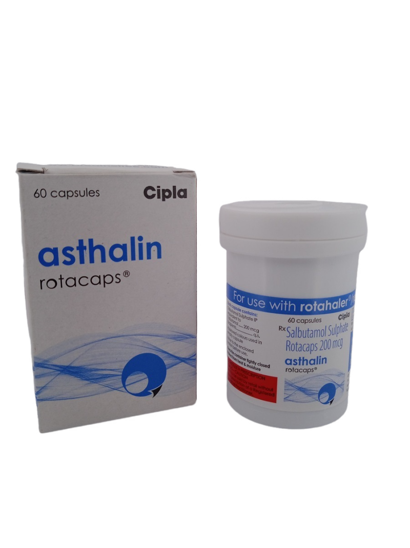 ASTHALIN ROTACAPS 200MCG- 1 BOTTLE OF 60 CAPSULE - Image 2