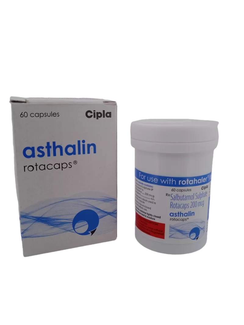 ASTHALIN ROTACAPS 200MCG- 1 BOTTLE OF 60 CAPSULE - Image 2