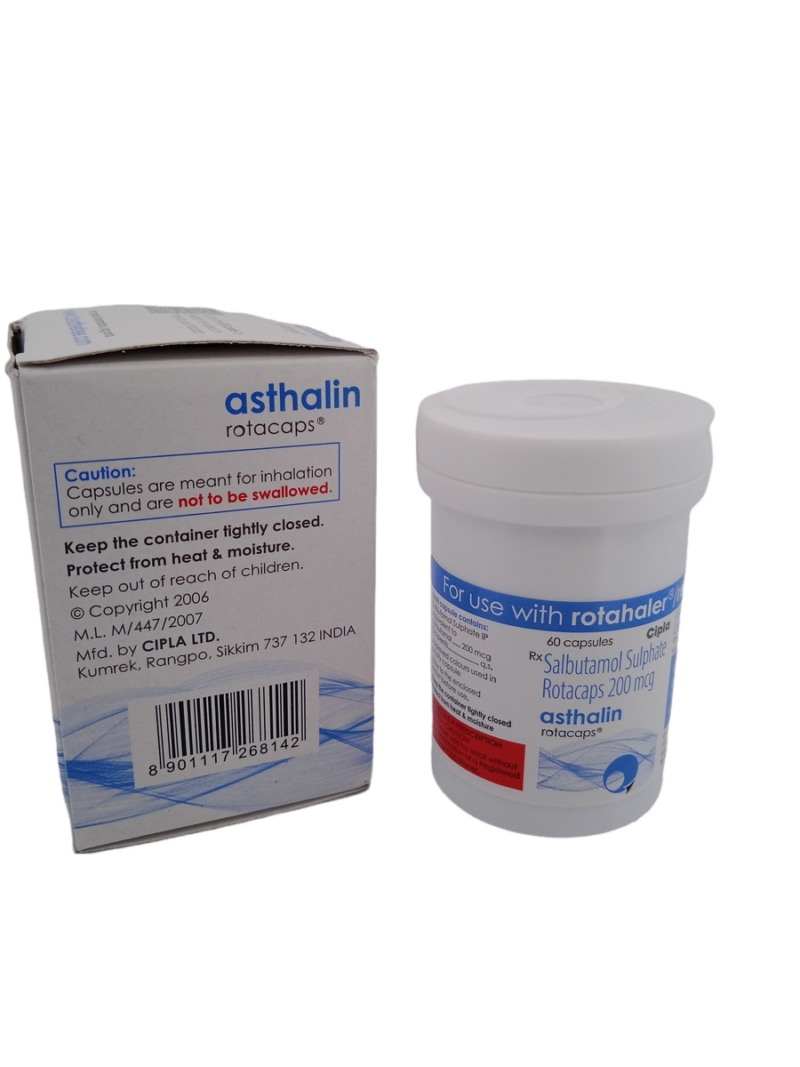 ASTHALIN ROTACAPS 200MCG- 1 BOTTLE OF 60 CAPSULE - Image 4