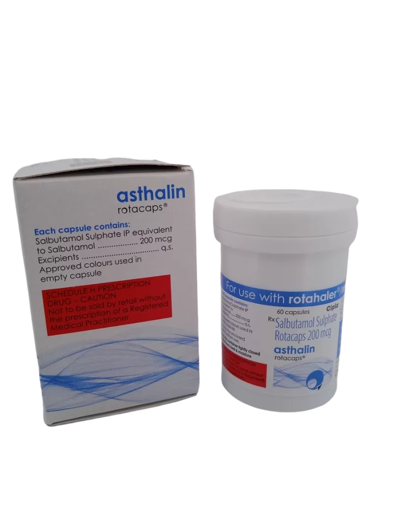 ASTHALIN ROTACAPS 200MCG- 1 BOTTLE OF 60 CAPSULE - Image 3
