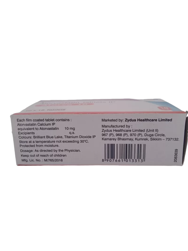 ATORVA 10 MG - 15 TABLETS - Image 3