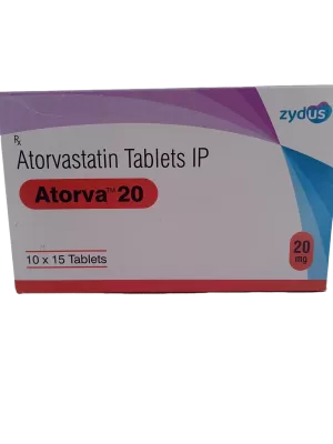 ATORVA 20 MG - 15 TABLETS