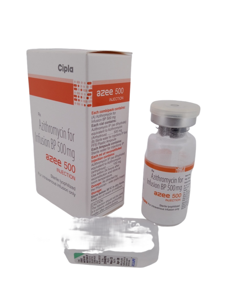AZEE 500 INJECTION - 1 VIAL - Image 3