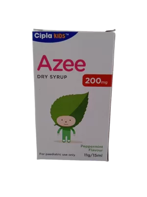 AZEE DRY SYRUP PEPPERMINT FLAVOUR 200 MG - 1 BOTTLE