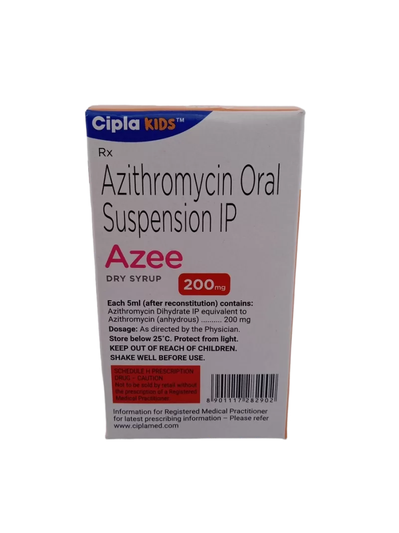 AZEE DRY SYRUP PEPPERMINT FLAVOUR 200 MG - 1 BOTTLE - Image 4