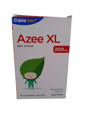 AZEE XL DRY SYRUP 200 MG - 1 BOTTLE OF 22g/30ML