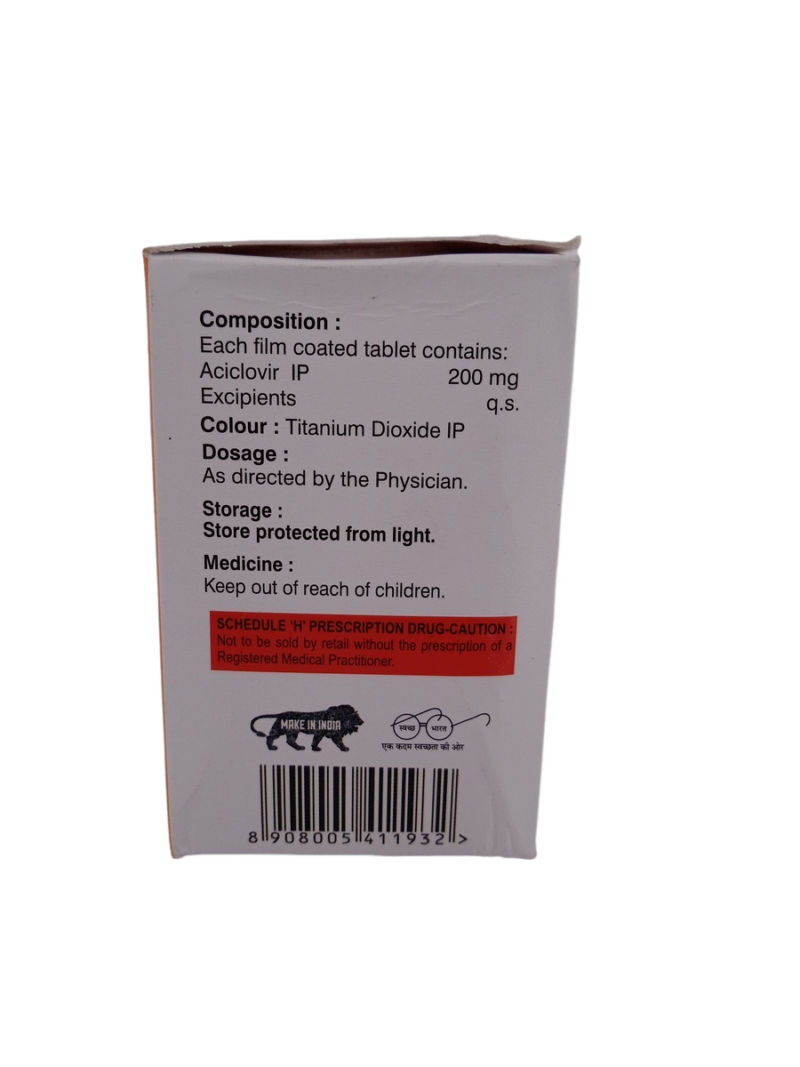 ACYPROVE 200 MG - 10 TABLETS - Image 4