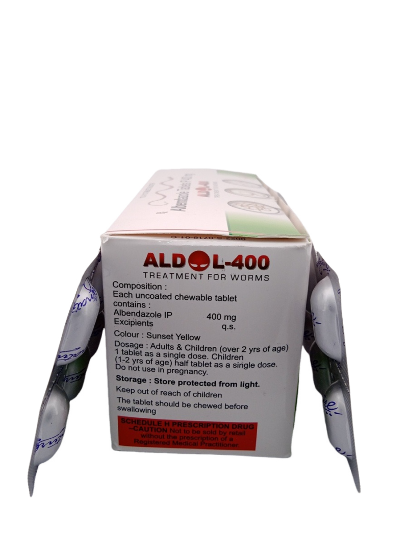 ALDOL 400 MG - 10 TABLETS - Image 4
